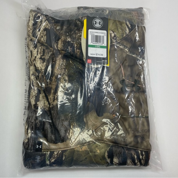 Under Armour Mens Storm Camo Hunting Clothes Hoodie Fleece Like Real Tree Size L - Picture 4 of 12
